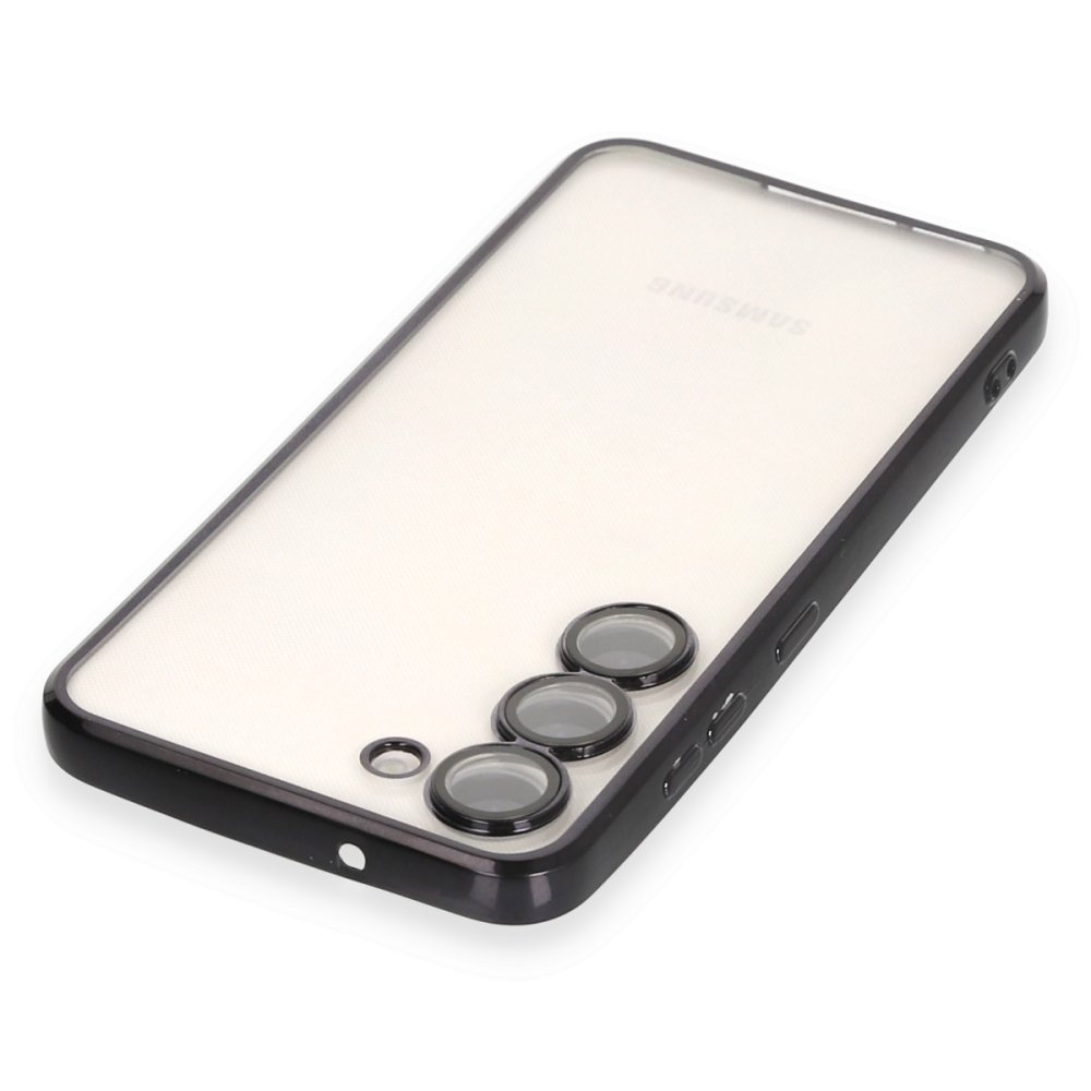  Samsung Galaxy S23 Plus Kılıf Razer Lensli Silikon - Siyah
