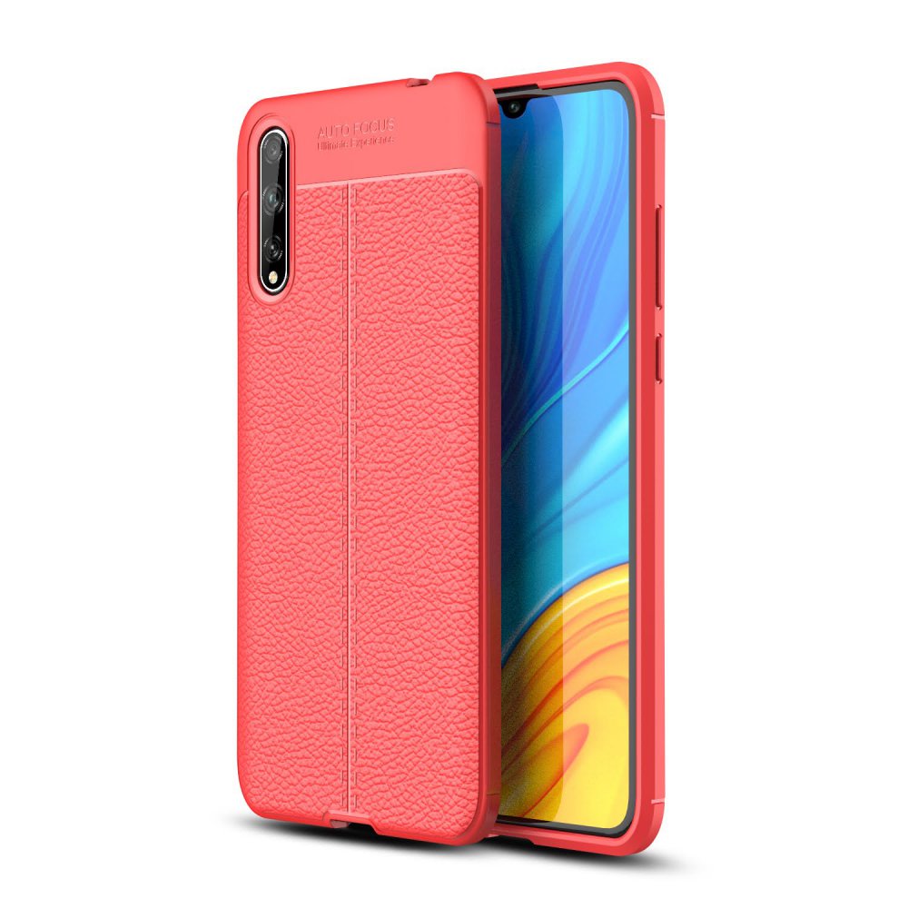 Huawei P Smart S Kılıf Auto Focus Kapak - Kırmızı Huawei P Smart S Kılıf Auto Focus Kapak - Kırmızı