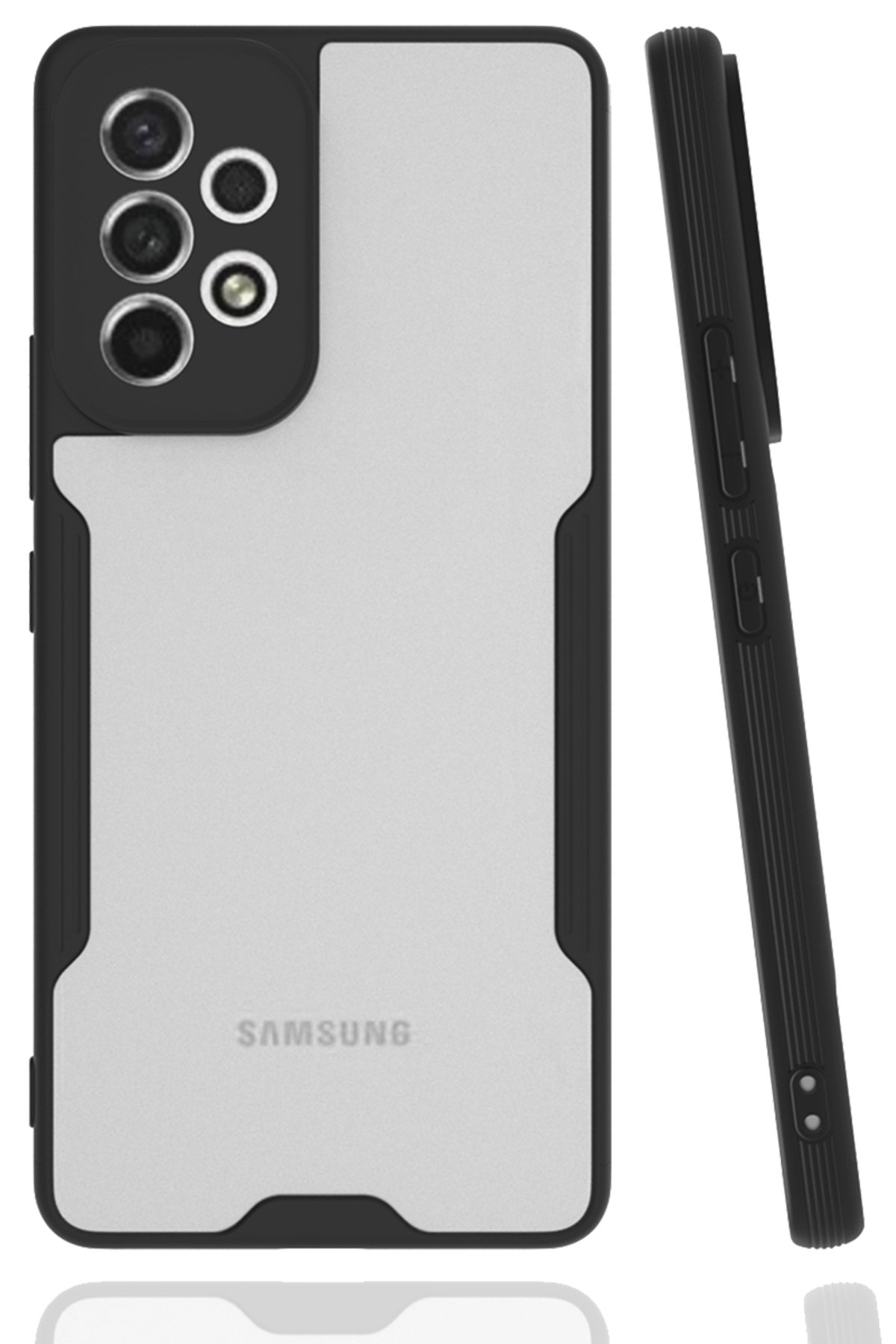  Samsung Galaxy A33 5G Kılıf Platin Silikon - Siyah