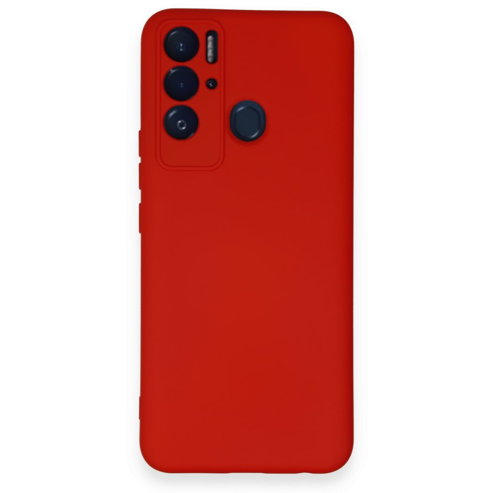  Tecno Pova Neo Kılıf Nano içi Kadife Silikon - Kırmızı