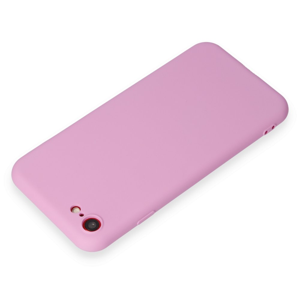  iPhone 8 Kılıf First Silikon - Açık Mor
