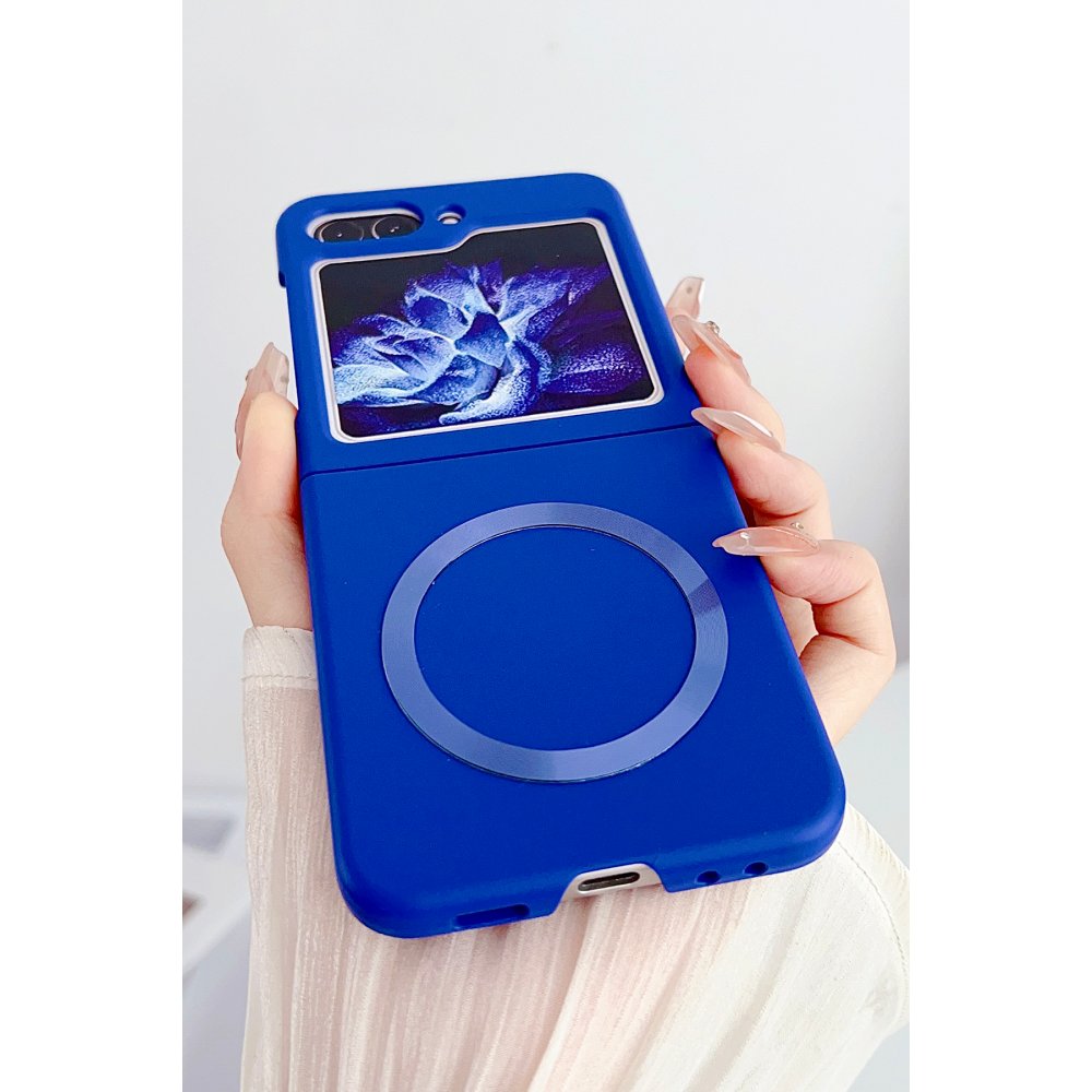  Samsung Galaxy Z Flip 5 Kılıf Mata Fold Kapak - Siyah