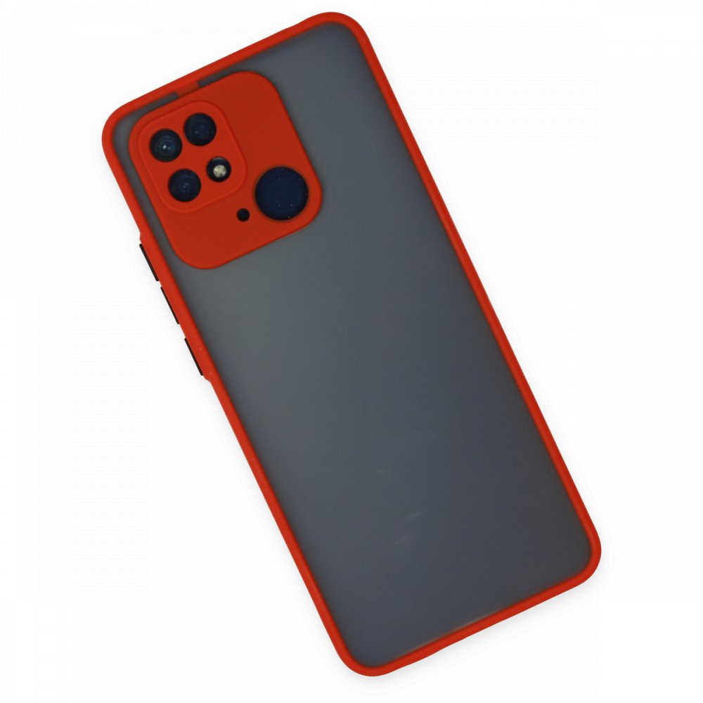 Xiaomi Poco C40 Kılıf Montreal Silikon Kapak - Kırmızı Xiaomi Poco C40 Kılıf Montreal Silikon Kapak - Kırmızı