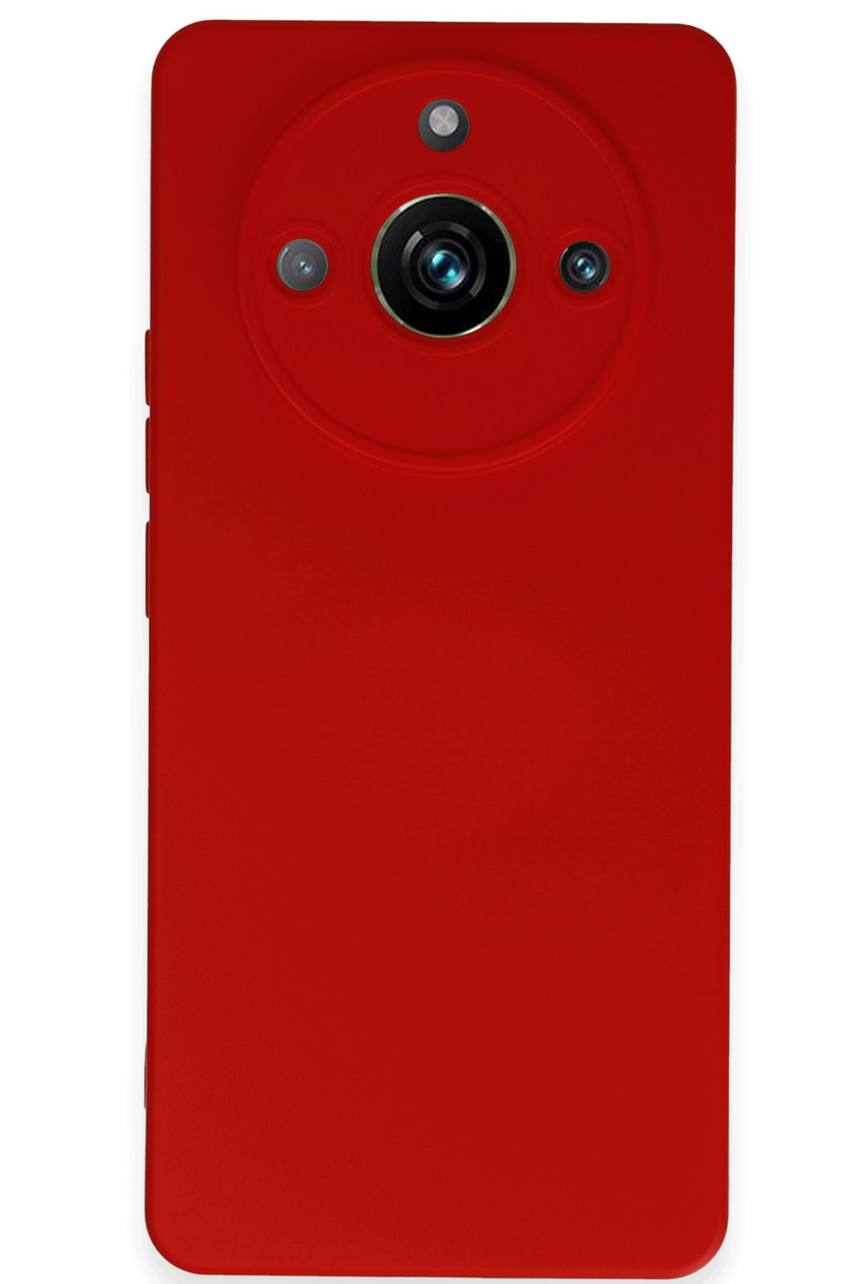 Realme 11 Pro Kılıf Nano içi Kadife Silikon - Kırmızı Realme 11 Pro Kılıf Nano içi Kadife Silikon - Kırmızı