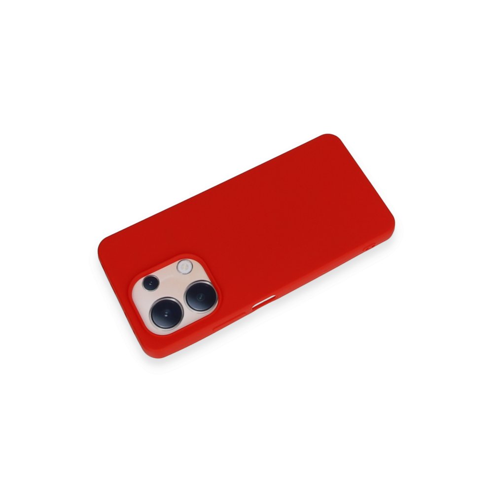 Redmi Note 13 4G Kılıf First Silikon - Kırmızı