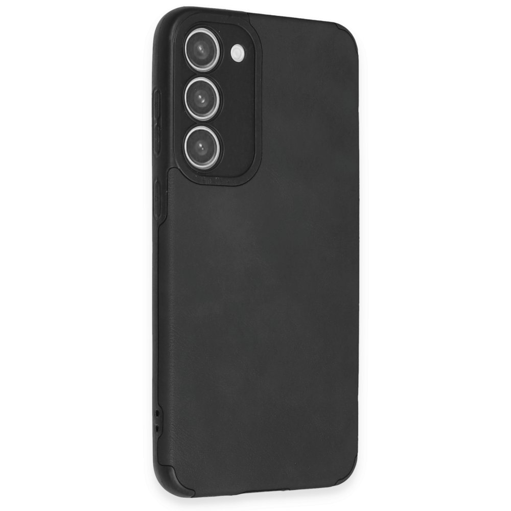  Samsung Galaxy S23 Plus Kılıf Loop Deri Silikon - Siyah