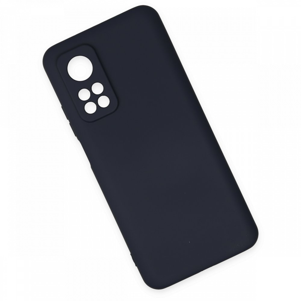  Xiaomi Mi 10T Pro Kılıf Nano içi Kadife Silikon - Lacivert
