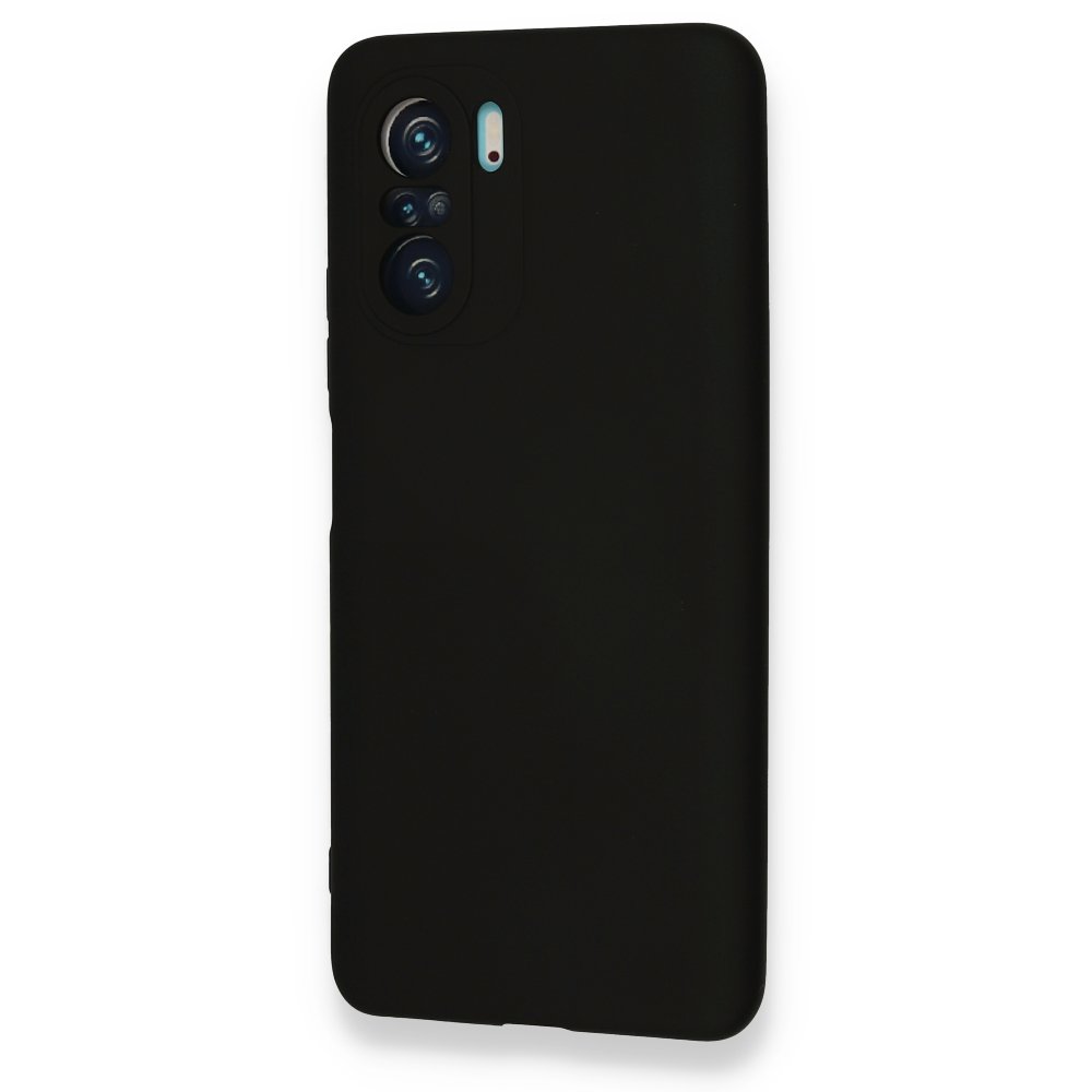  Xiaomi Mi 11i Kılıf Nano içi Kadife Silikon - Siyah