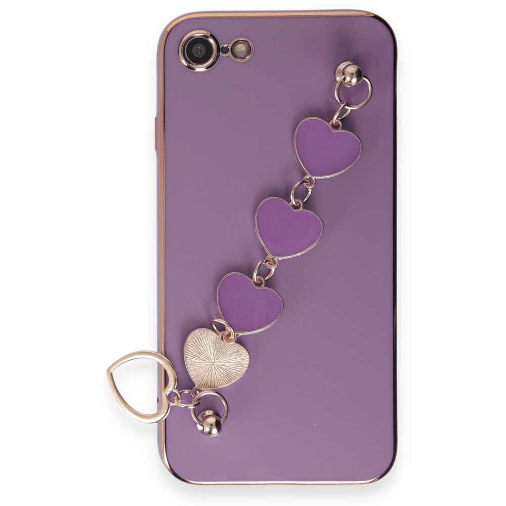  iPhone 7 Kılıf Esila Silikon - Mor