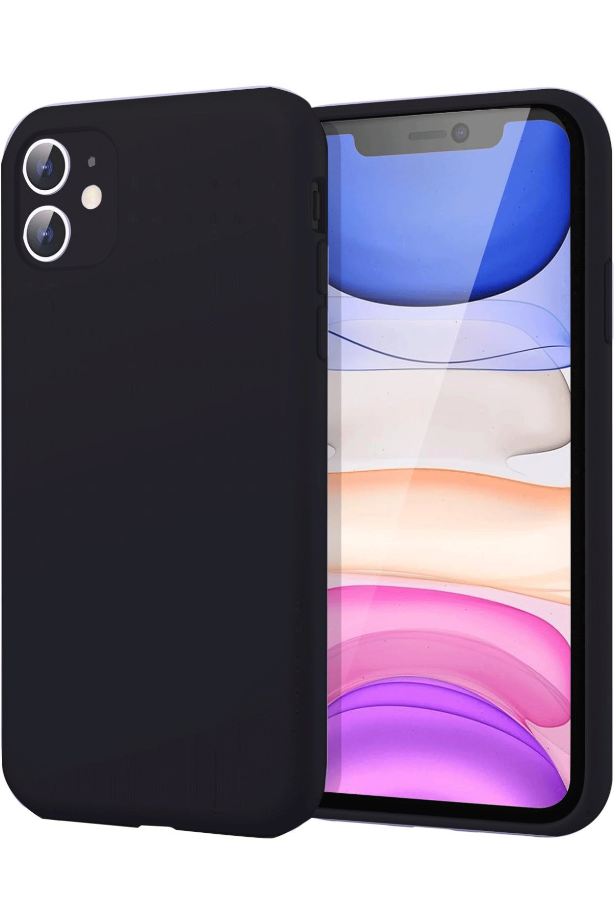iPhone 11 Kılıf First Silikon - Siyah iPhone 11 Kılıf First Silikon - Siyah