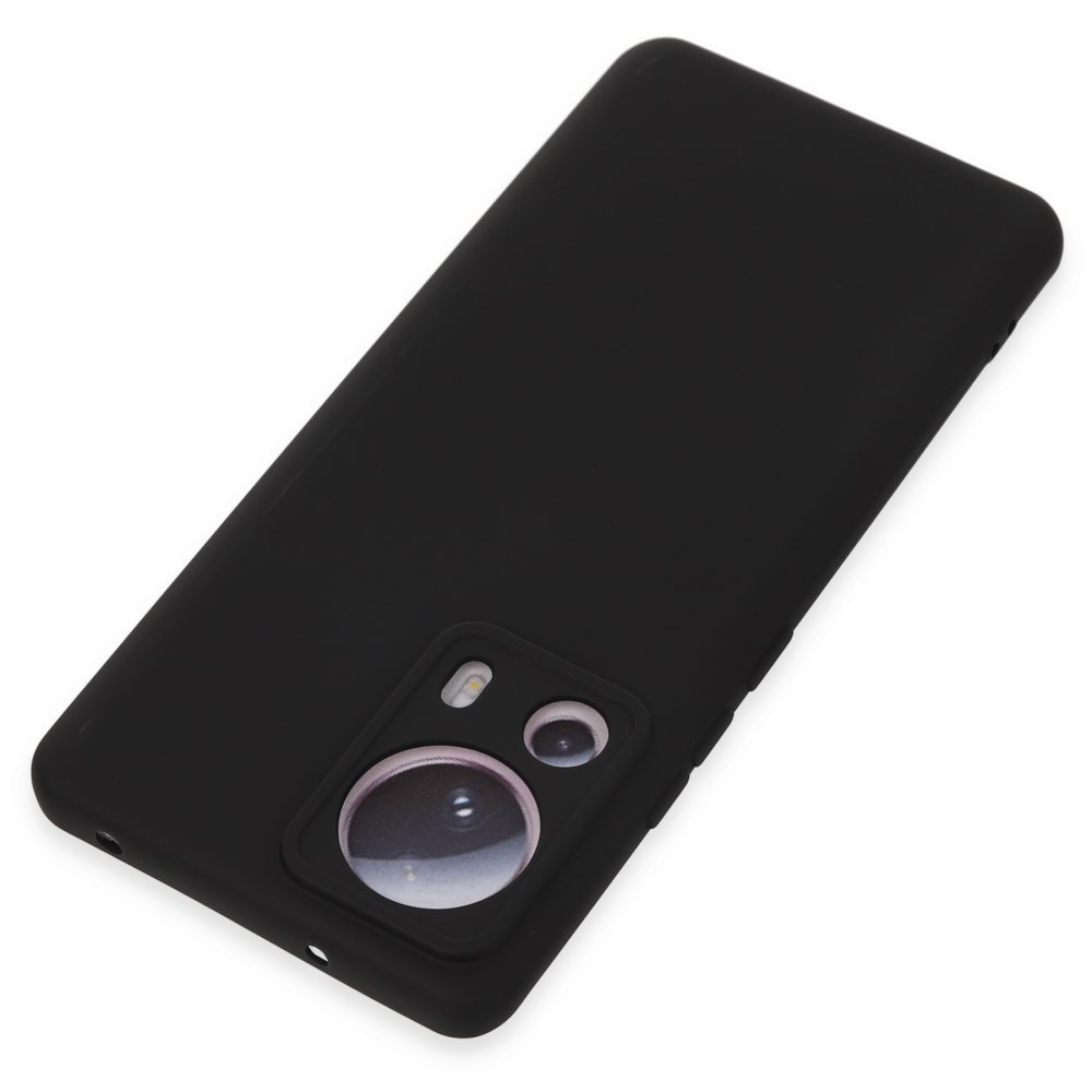 Xiaomi Mi 13 Lite Kılıf Nano içi Kadife Silikon - Siyah Xiaomi Mi 13 Lite Kılıf Nano içi Kadife Silikon - Siyah
