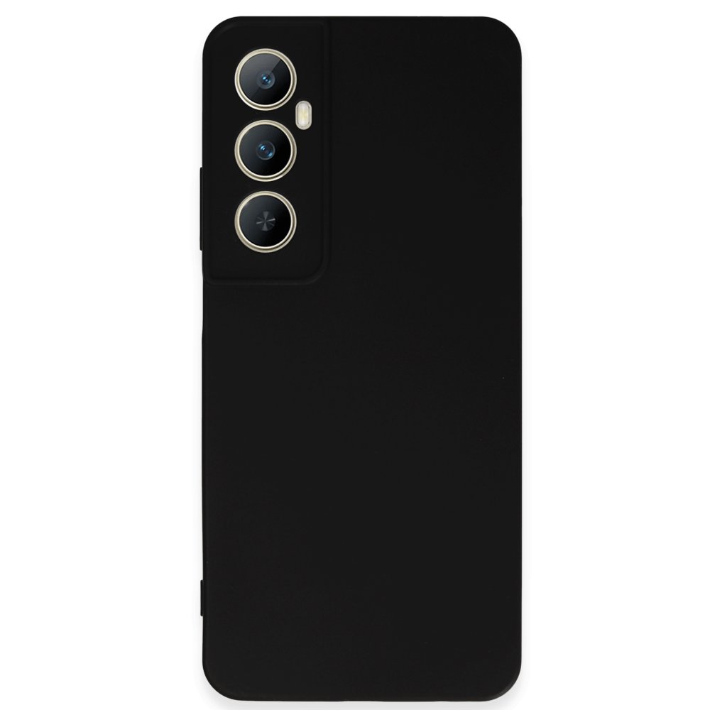 Realme C65 Kılıf First Silikon - Siyah  Realme C65 Kılıf First Silikon - Siyah