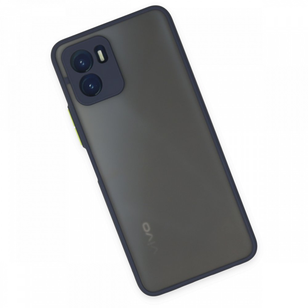  Vivo Y15S Kılıf Montreal Silikon Kapak - Lacivert