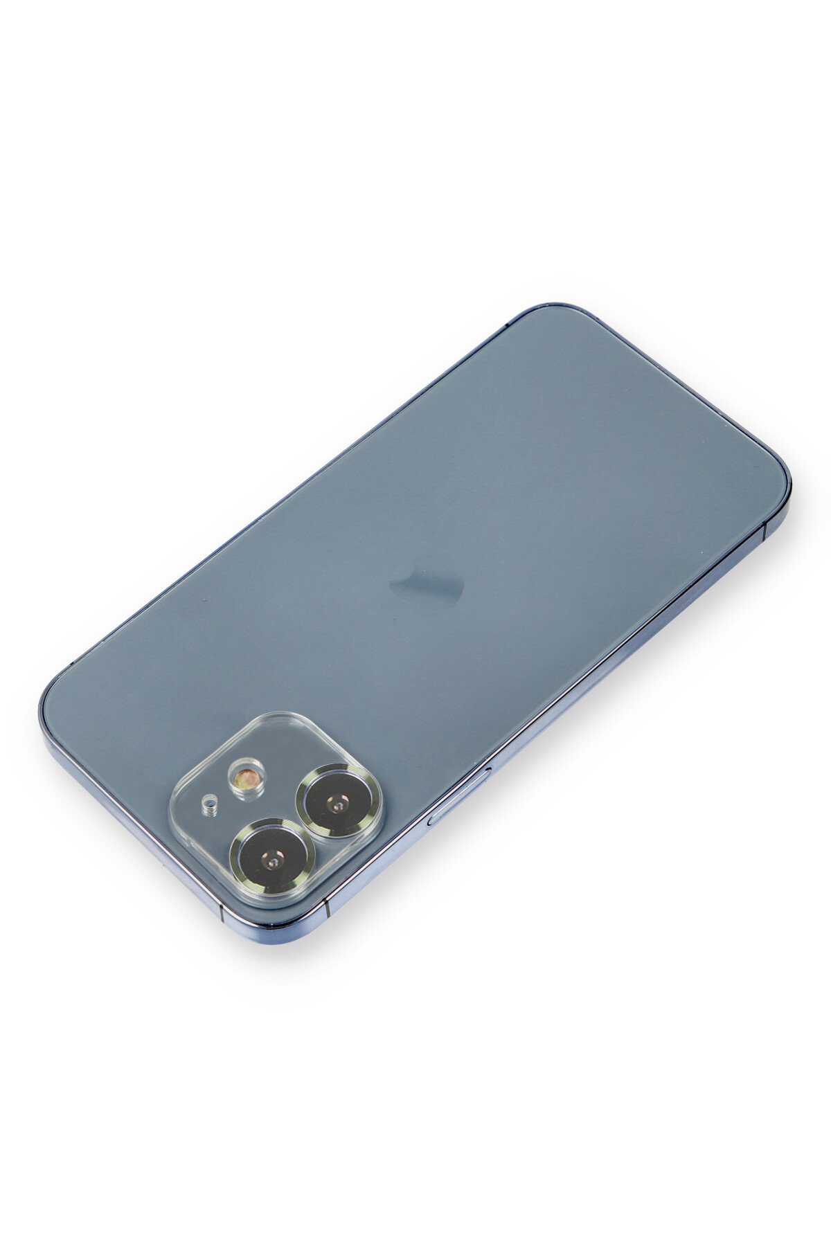  iPhone 12 Metal Kamera Lens Koruma Cam - Koyu Yeşil