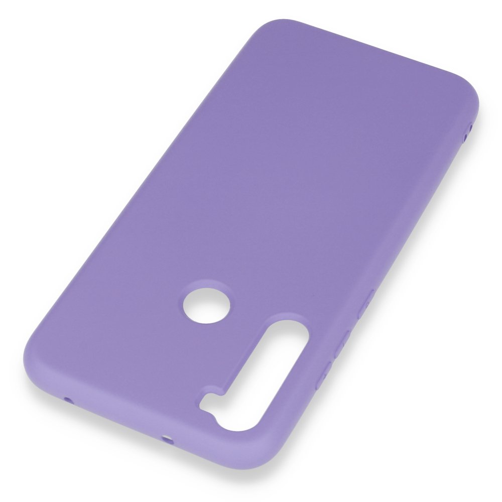 Redmi Note 8 Kılıf Nano içi Kadife Silikon - Lila Redmi Note 8 Kılıf Nano içi Kadife Silikon - Lila