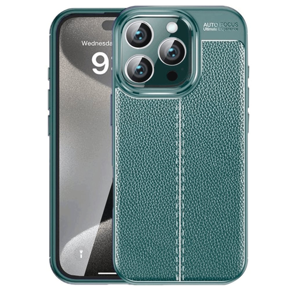  iPhone 16 Pro Max Kılıf Auto Focus Kapak - Koyu Yeşil