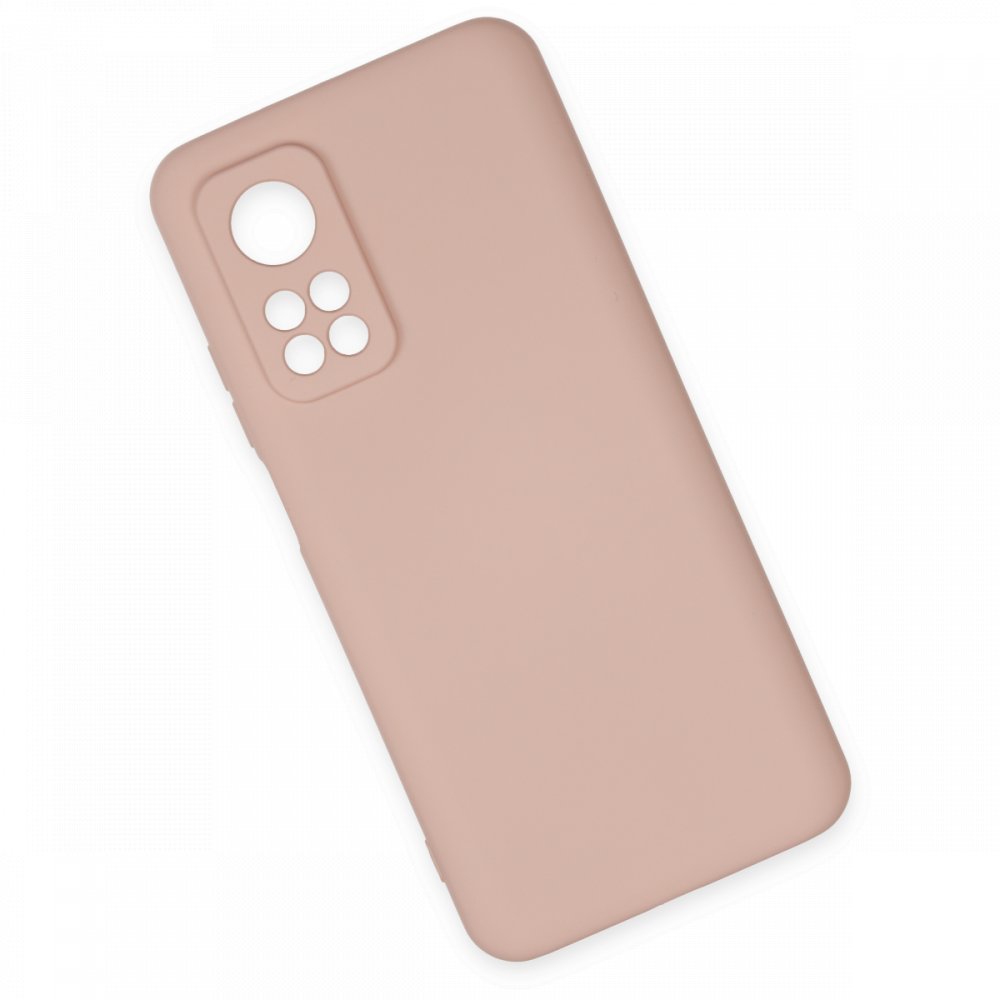  Xiaomi Mi 10T Pro Kılıf Nano içi Kadife Silikon - Pudra