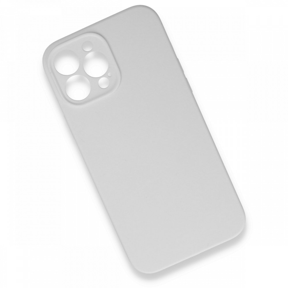  iPhone 13 Pro Max Kılıf Lansman Legant Silikon - Beyaz