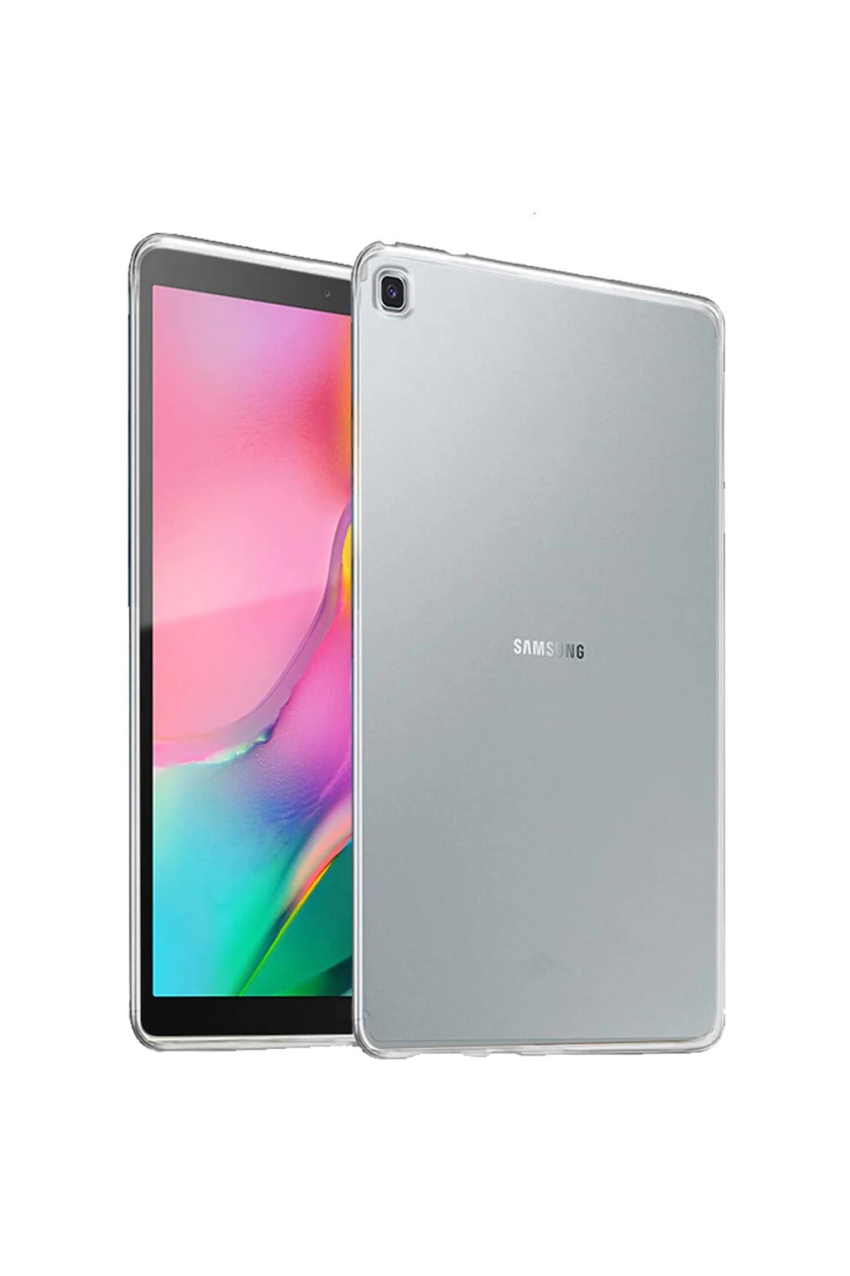  Samsung Galaxy T500 Tab A7 10.4 Kılıf Tablet Şeffaf Silikon