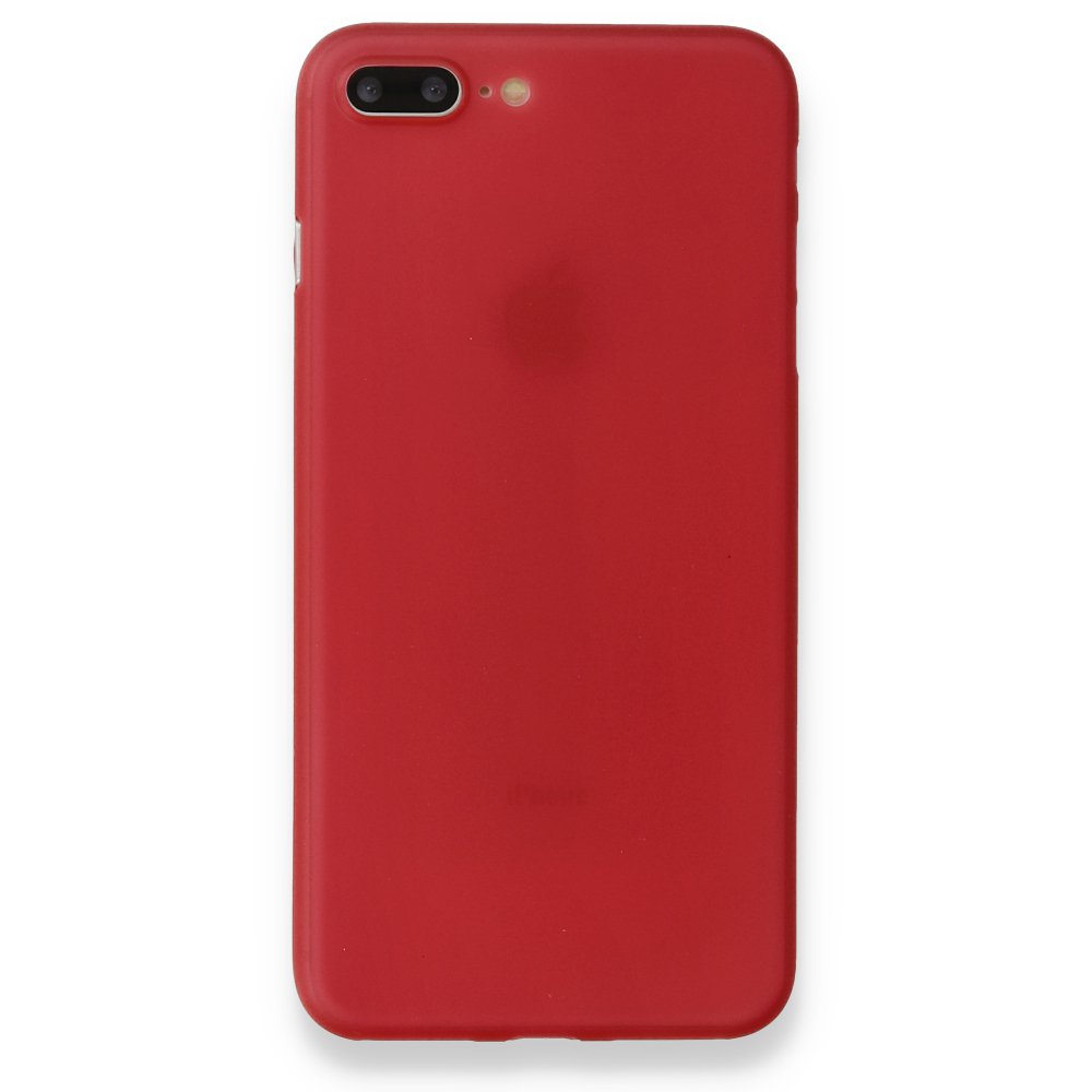  iPhone 8 Plus Kılıf PP Ultra İnce Kapak - Kırmızı