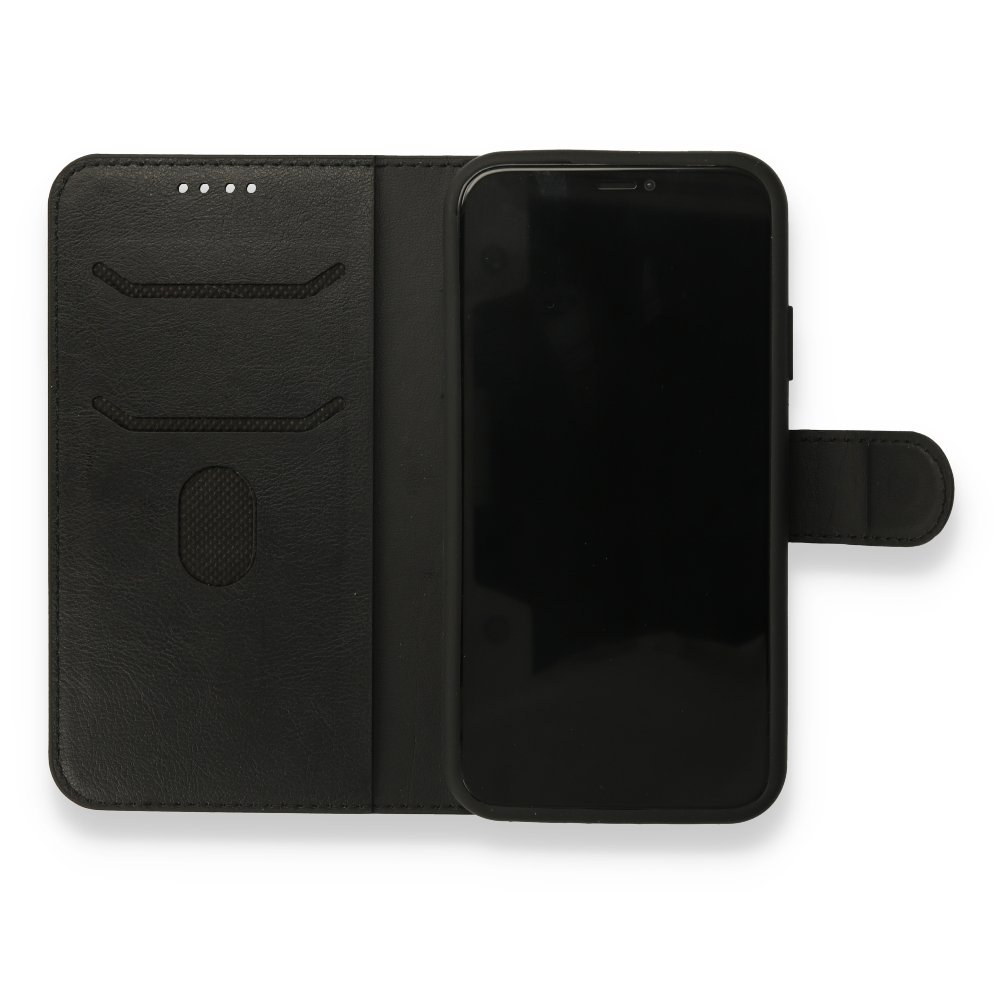 iPhone 13 Mini Kılıf Trend S Plus Kapaklı Kılıf - Siyah iPhone 13 Mini Kılıf Trend S Plus Kapaklı Kılıf - Siyah