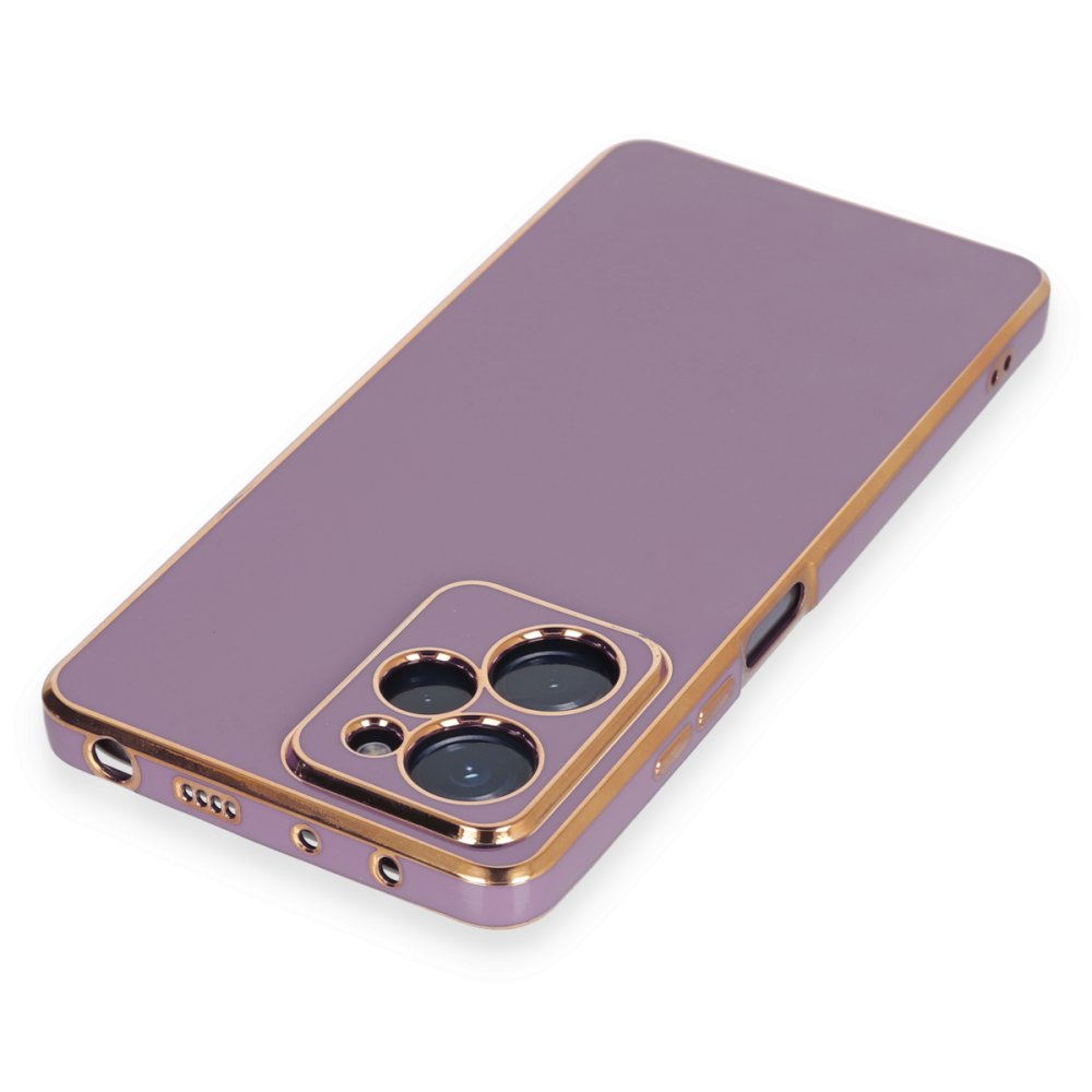 Xiaomi Poco X5 Pro 5G Kılıf Volet Silikon - Mor Xiaomi Poco X5 Pro 5G Kılıf Volet Silikon - Mor