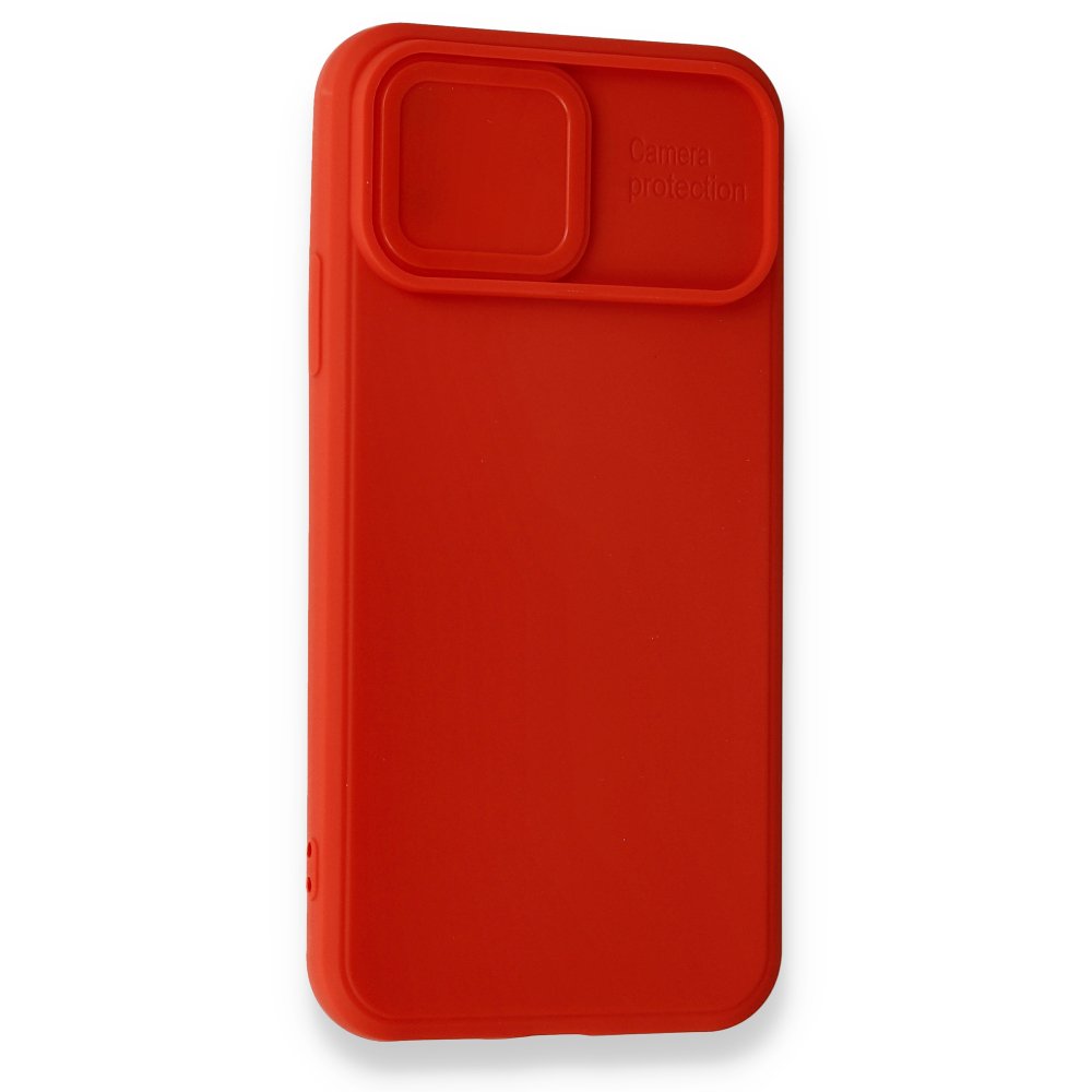 iPhone XS Kılıf Color Lens Silikon - Kırmızı iPhone XS Kılıf Color Lens Silikon - Kırmızı