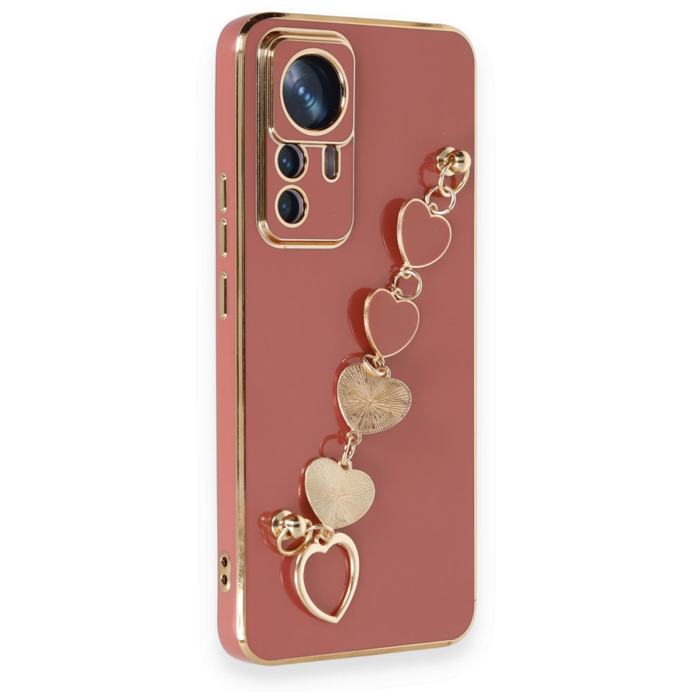 Xiaomi Mi 12T Pro Kılıf Esila Silikon - Kırmızı  Xiaomi Mi 12T Pro Kılıf Esila Silikon - Kırmızı