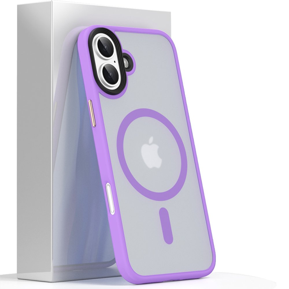 iPhone 16 Kılıf Trex Magneticsafe Kapak - Lila  iPhone 16 Kılıf Trex Magneticsafe Kapak - Lila