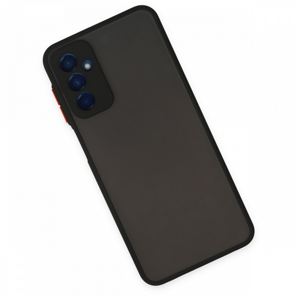  Samsung Galaxy M13 Kılıf Montreal Silikon Kapak - Siyah