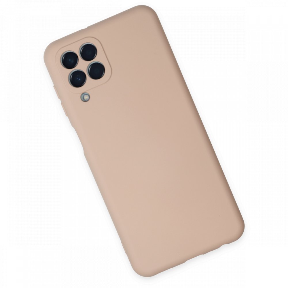  Samsung Galaxy M33 Kılıf Nano içi Kadife Silikon - Pudra