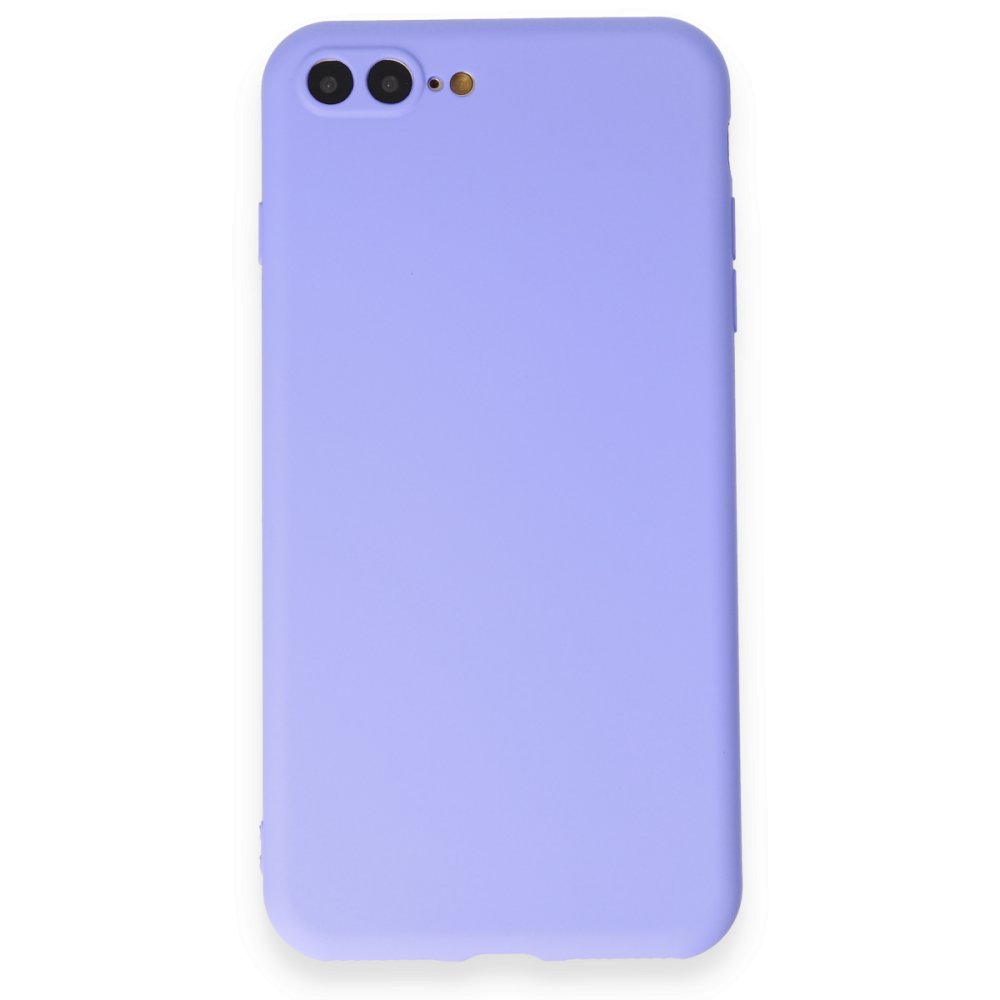  iPhone 8 Plus Kılıf First Silikon - Lila