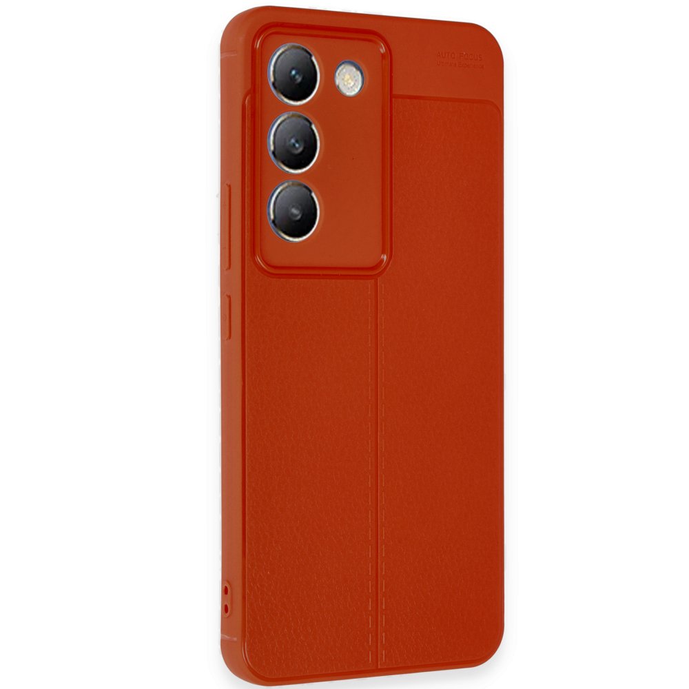 Vivo V30 Lite 4G Kılıf Auto Focus Kapak - Kırmızı Vivo V30 Lite 4G Kılıf Auto Focus Kapak - Kırmızı