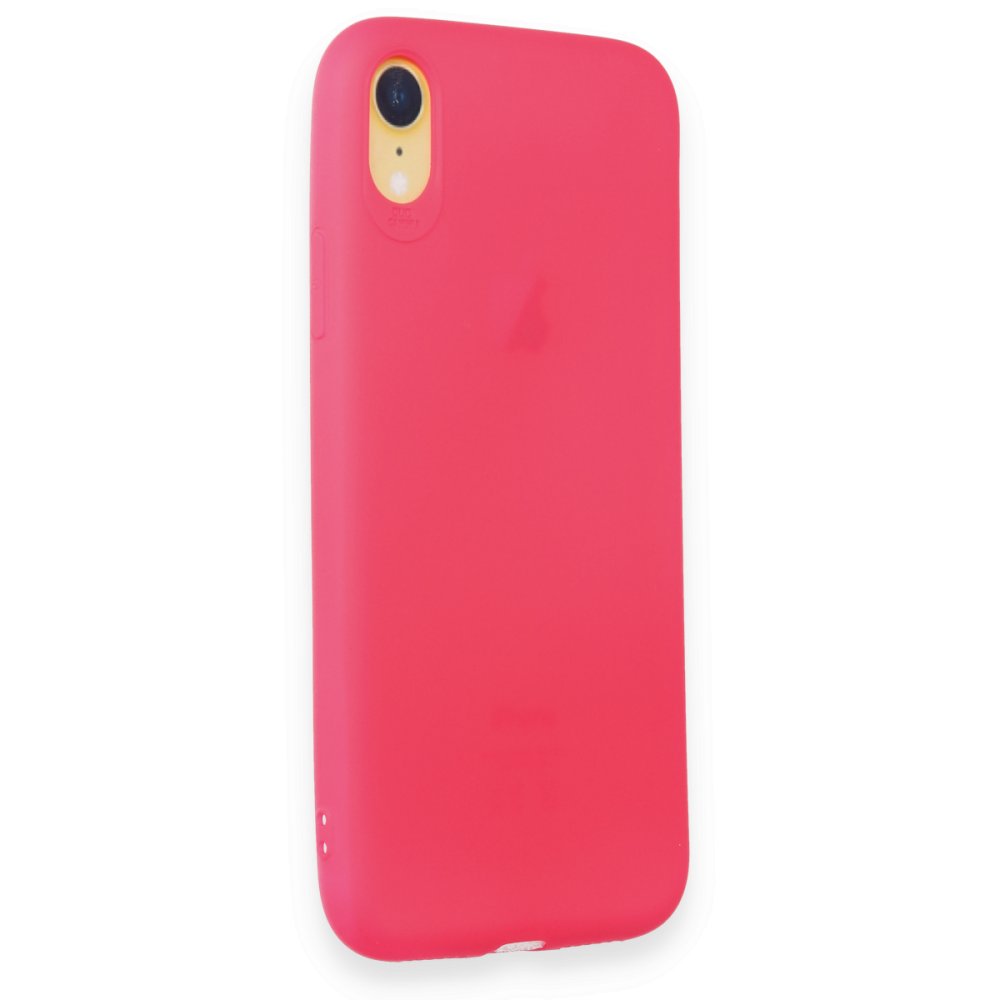 iPhone XR Kılıf First Silikon - Pembe  iPhone XR Kılıf First Silikon - Pembe