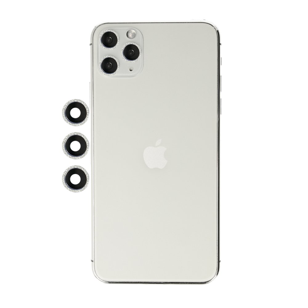  iPhone 11 Pro Max Shine Kamera Lens - Gümüş