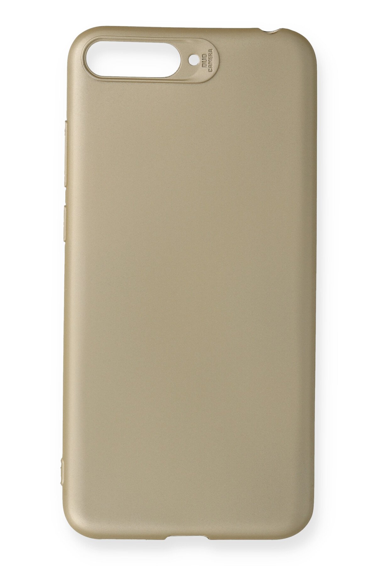 Huawei Honor 7A Kılıf First Silikon - Gold  Huawei Honor 7A Kılıf First Silikon - Gold