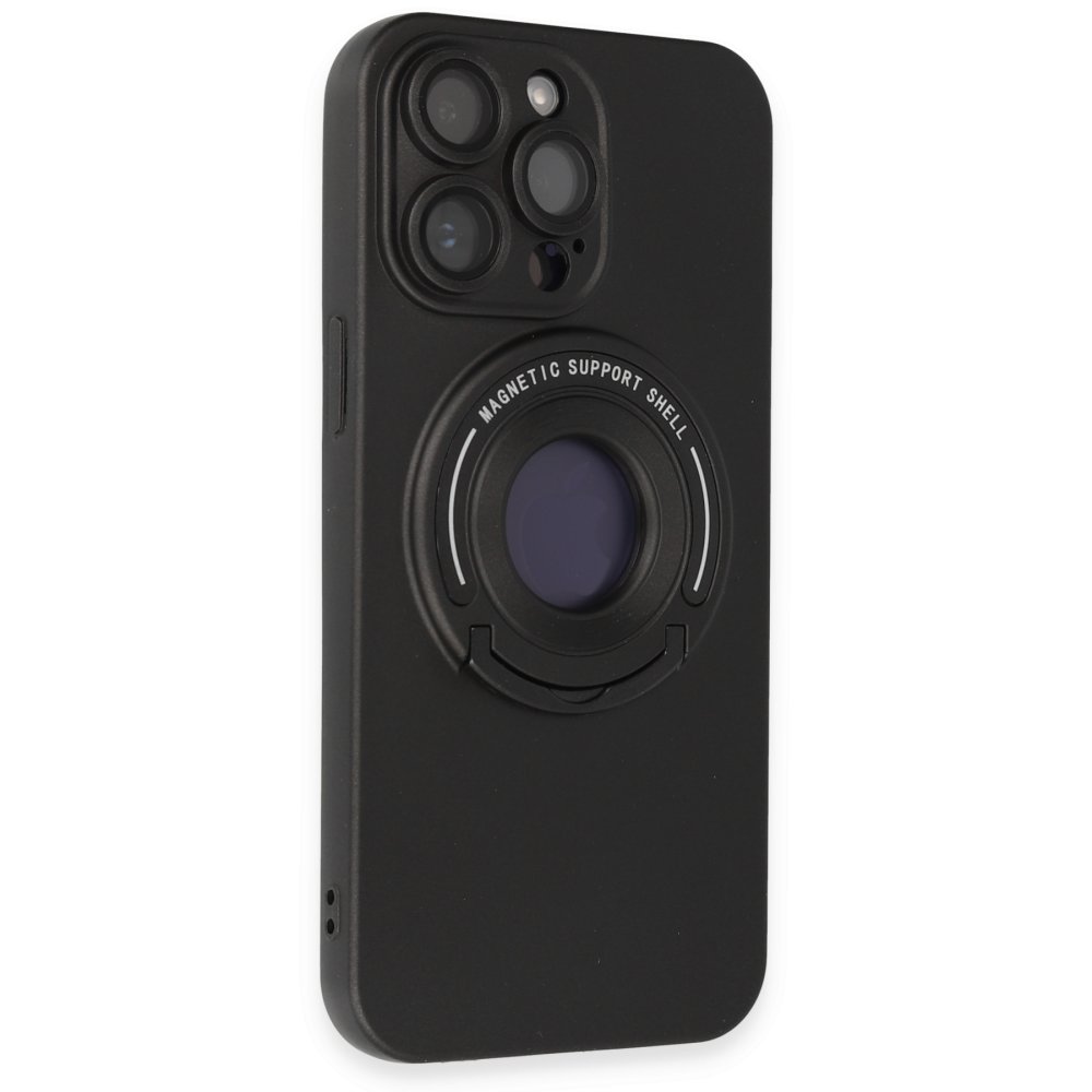  iPhone 13 Pro Max Kılıf Lukka Magneticsafe Kapak - Siyah