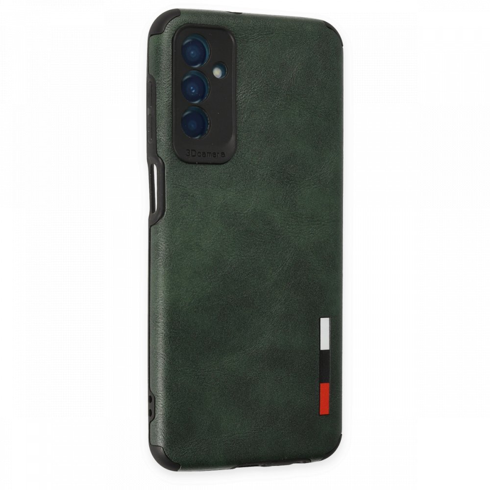  Samsung Galaxy M23 Kılıf Loop Deri Silikon - Yeşil
