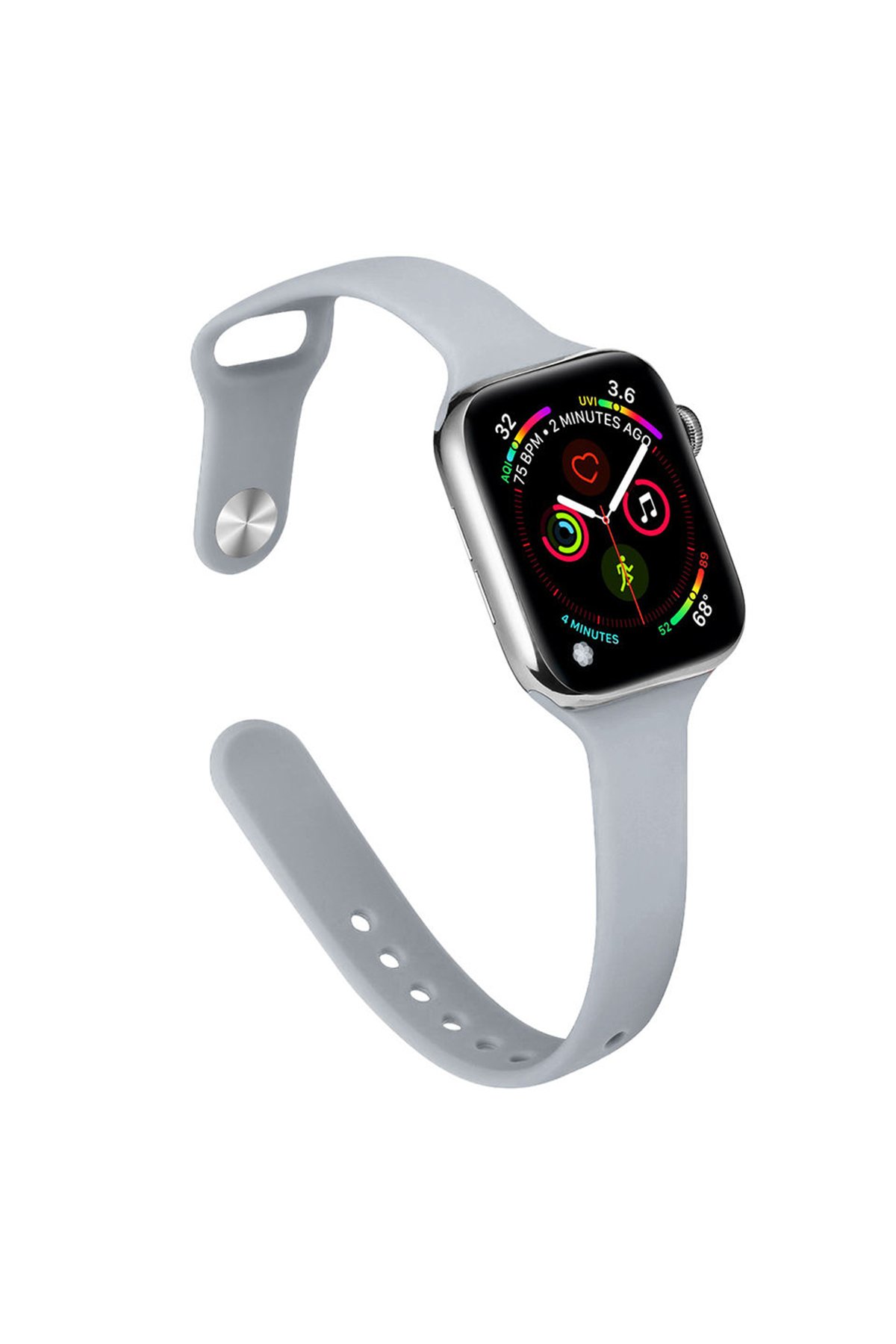 Apple Watch 38mm Klasik Kordon - Açık Gri Apple Watch 38mm Klasik Kordon - Açık Gri