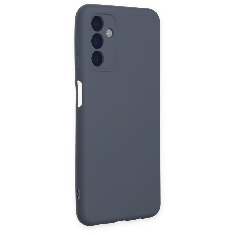  Samsung Galaxy A04S Kılıf Nano içi Kadife Silikon - Gri