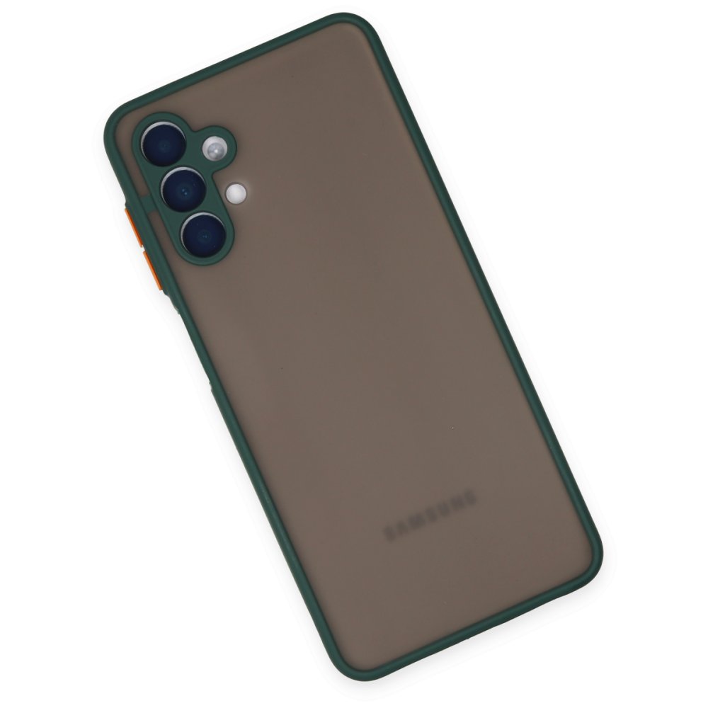  Samsung Galaxy A04S Kılıf Montreal Silikon Kapak - Yeşil