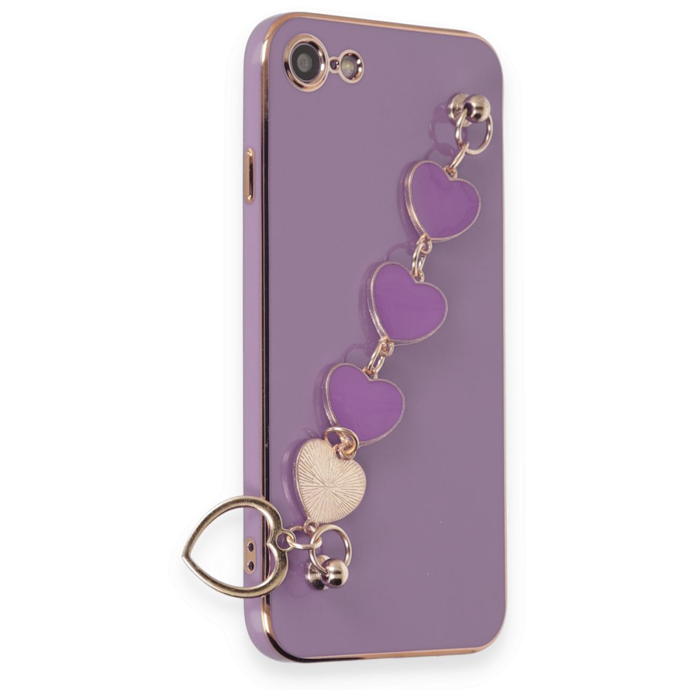  iPhone 7 Kılıf Esila Silikon - Mor