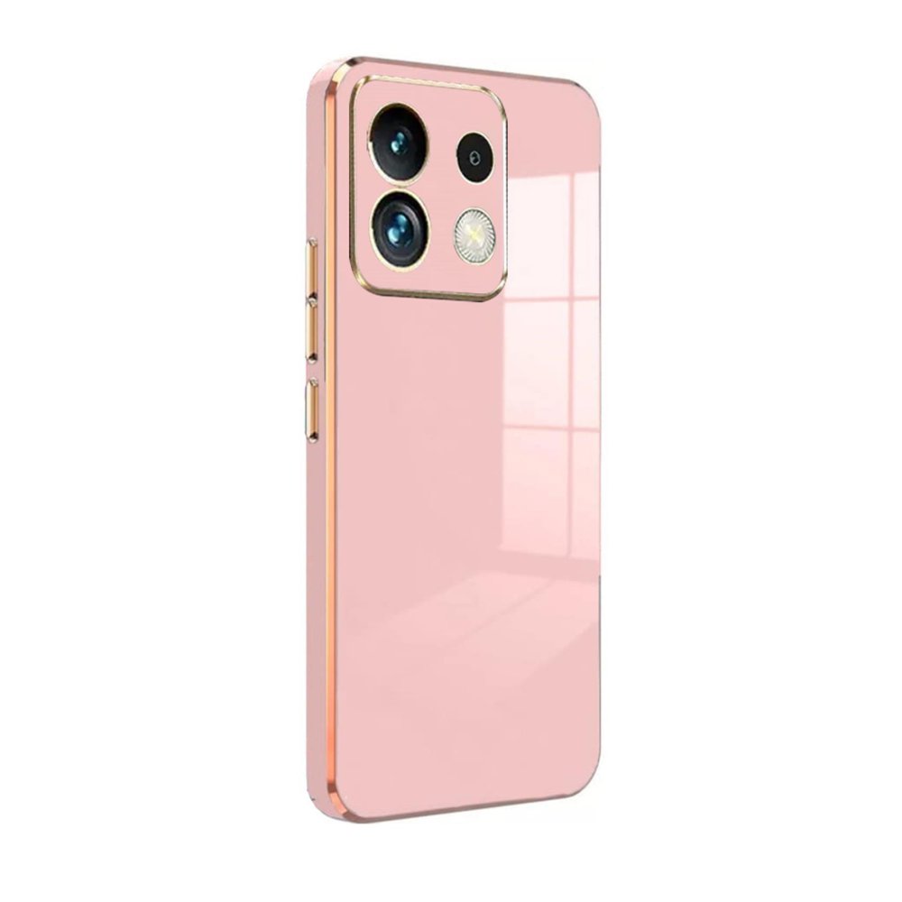  Xiaomi Poco X6 Kılıf Volet Silikon - Pembe