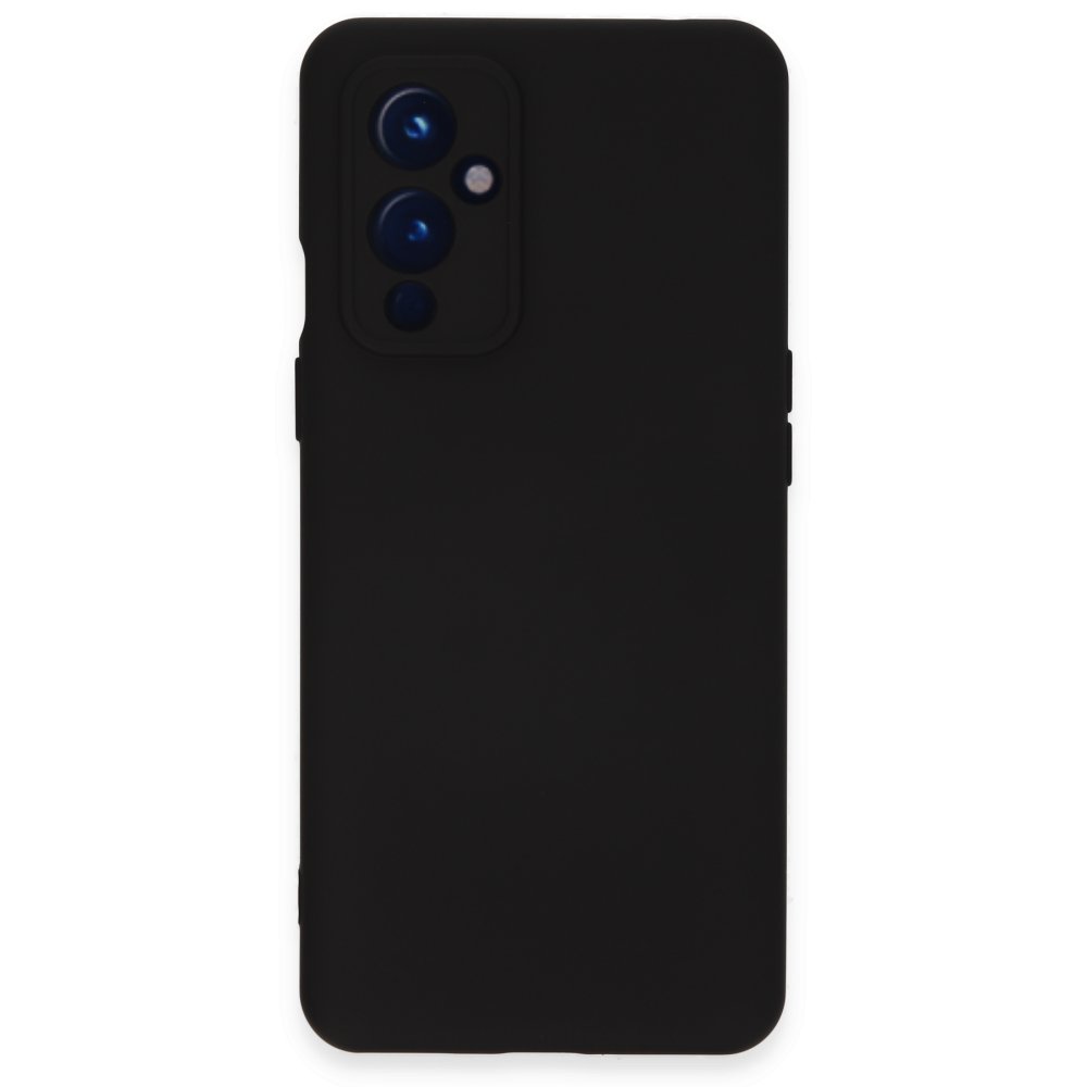 One Plus 9 Kılıf Nano içi Kadife Silikon - Siyah One Plus 9 Kılıf Nano içi Kadife Silikon - Siyah