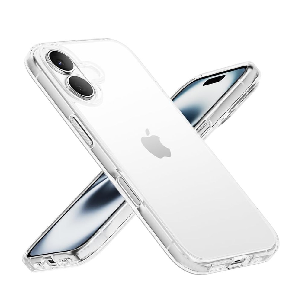  iPhone 16 Kılıf Pc Sert Şeffaf Kapak - Şeffaf