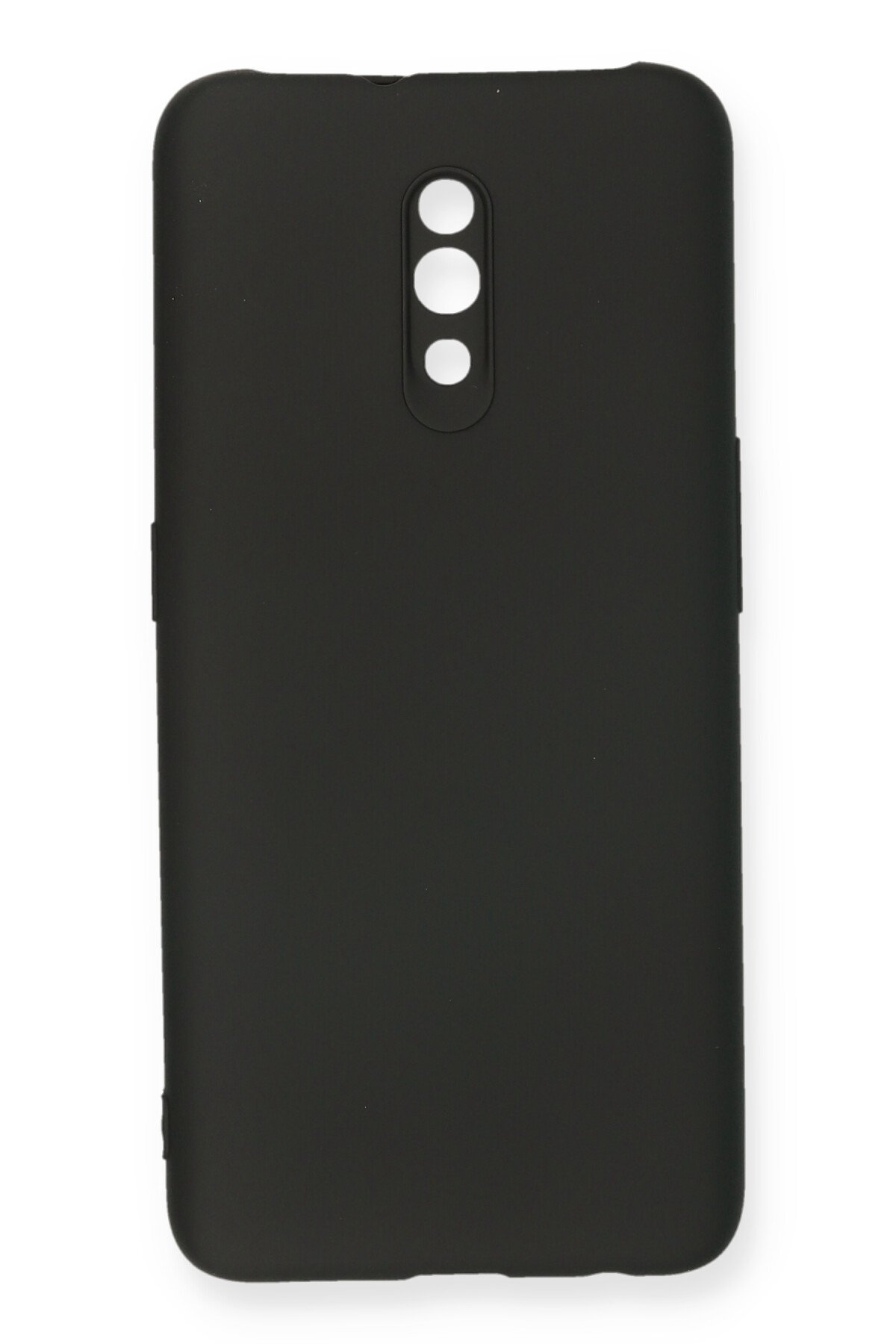 Oppo Reno Kılıf First Silikon - Siyah Oppo Reno Kılıf First Silikon - Siyah