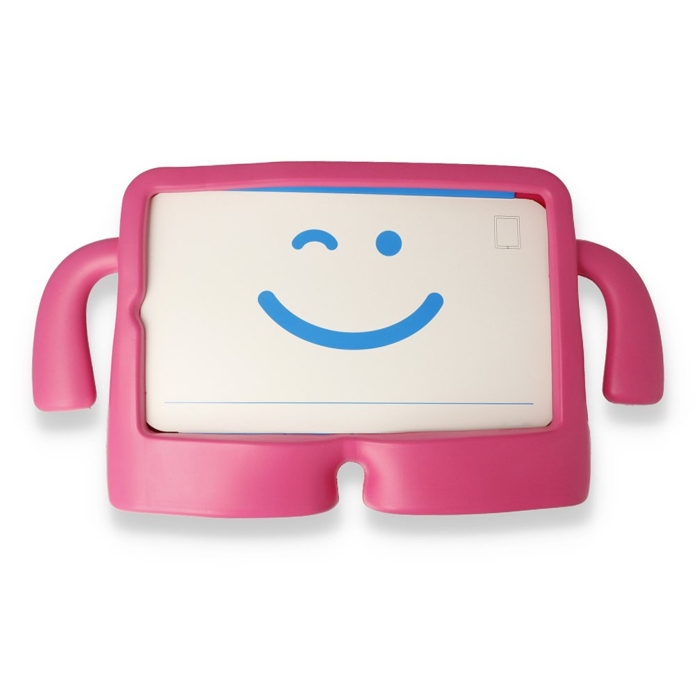  iPad 2 9.7 Kılıf Karakter Tablet Silikon - Pembe