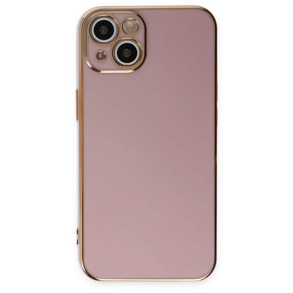  iPhone 14 Kılıf Volet Silikon - Mor