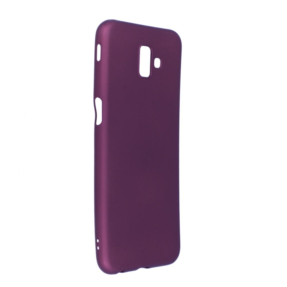  Samsung Galaxy J6 Plus Kılıf First Silikon - Mürdüm