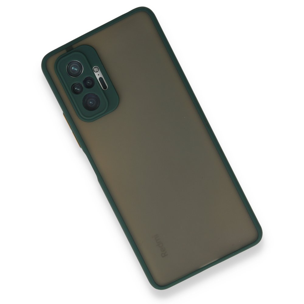Redmi Note 10 Pro Kılıf Montreal Silikon Kapak - Yeşil